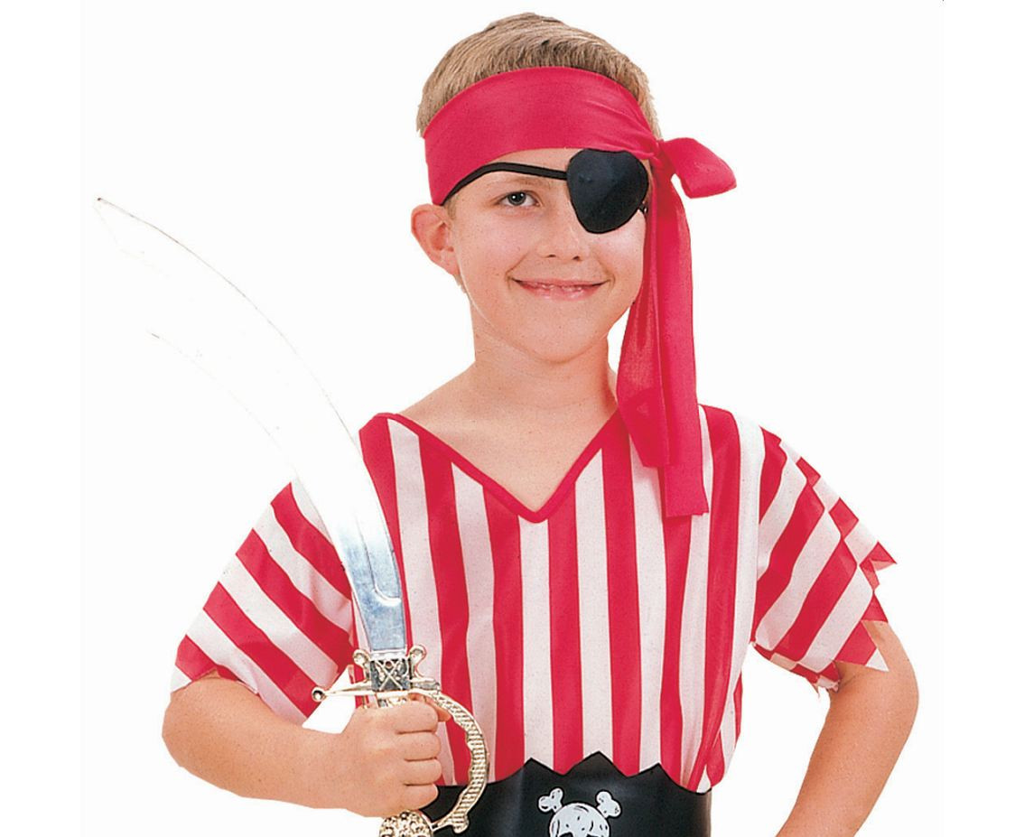 Role play-set for kidsWild Pirate (shirt, belt, pants, headband), size 110/120 cm